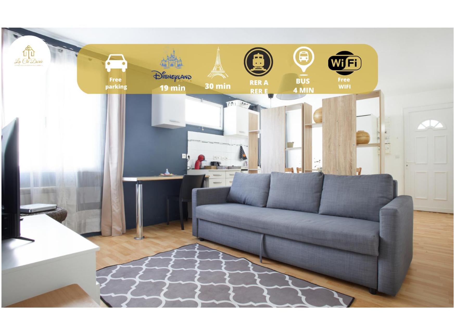Appartement Sympa Entre Paris Et Disneyland Noisy-le-Grand Extérieur photo
